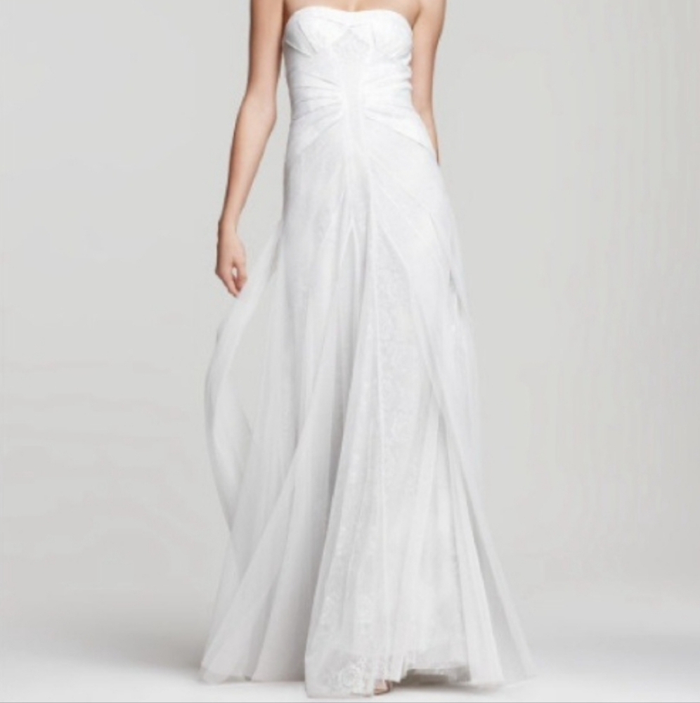 Beautiful White Strapless Dress
